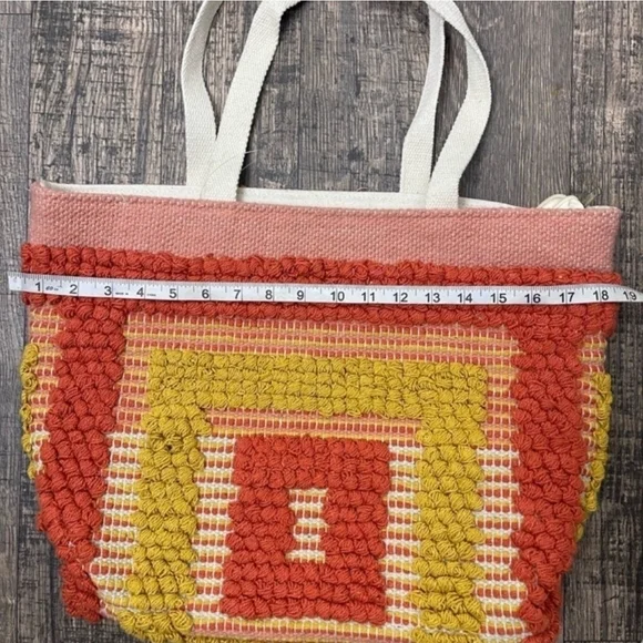 Crochet Tote Bag Colorful BIG! - Picture 9 of 12